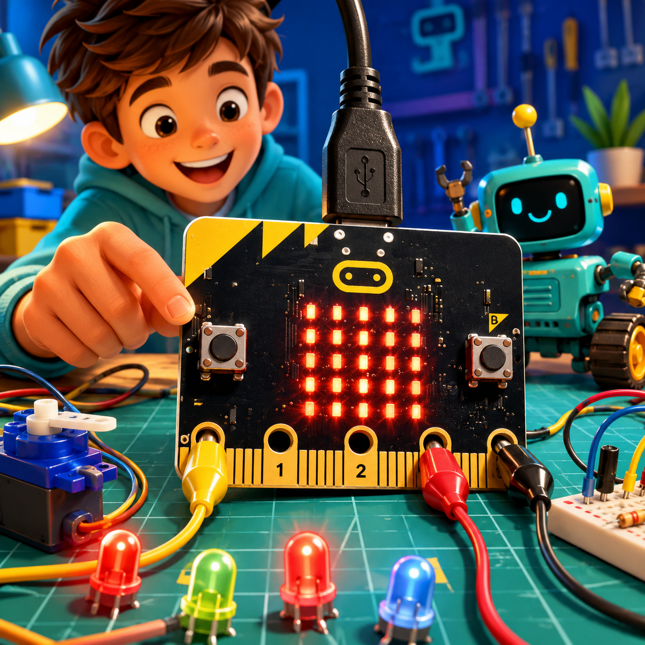 Atelier de vara Micro:bit Robo-Missions pentru copii